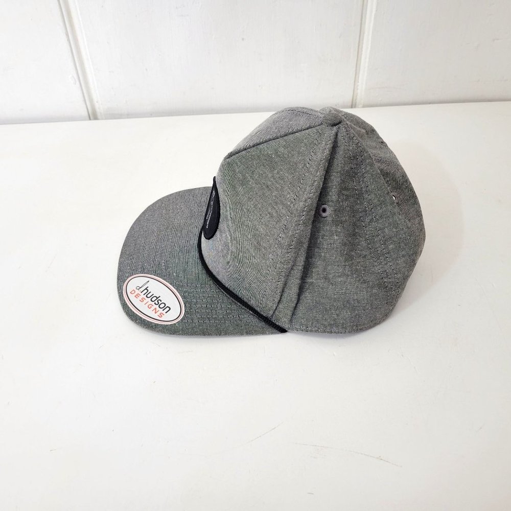 d. Hudson Designs Gray Snapback Cap NWT - Picture 2 of 8